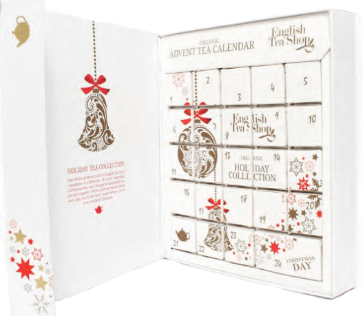 Te-Adventskalender Ekologisk (Vit förp.) - English Tea Shop
